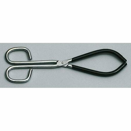 FREY SCIENTIFIC Beaker Tongs with Plastic-Coated Jaws, 9-3/4" BTSP09